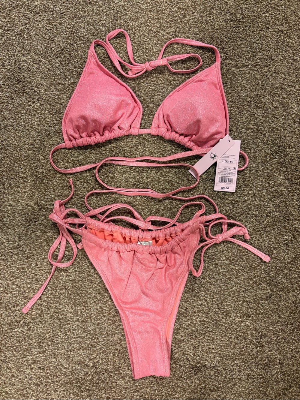 Triangle String Bikini Set